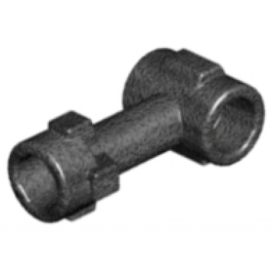 pearl dark gray bar 1l with top stud and 2 side studs connector perpendicular