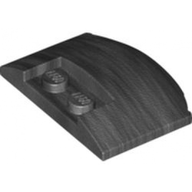 pearl dark gray wedge 3 x 4 x 2 3 triple curved