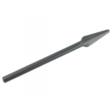 pearl dark gray minifigure weapon pike spear - handle with flat end