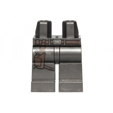 pearl dark gray hips and legs with brown belt and holster pattern