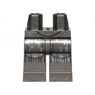 pearl dark gray hips and legs with sw ra-7 droid pattern 2