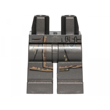 pearl dark gray hips and legs with coattails brown trim and tan stains pattern