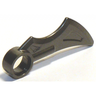 pearl dark gray wing 1 x 4 with pin hole