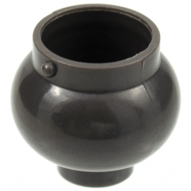 pearl dark gray minifigure utensil pot small with handle holders