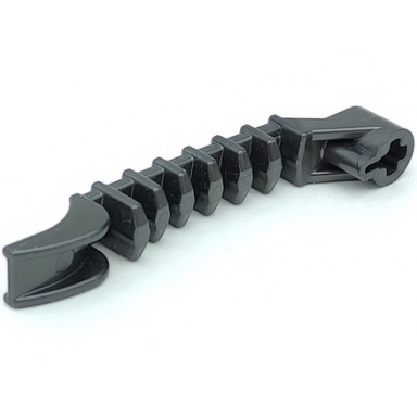 pearl dark gray projectile launcher part hero factory zamor sphere launcher - bottom half with axle hole 1 x 7