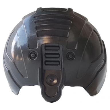 pearl dark gray hero factory shoulder armor rounded
