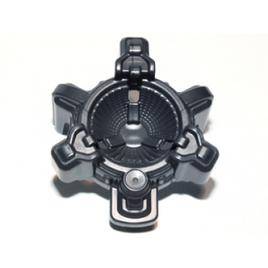 pearl dark gray hero factory shoulder armor sonic speaker