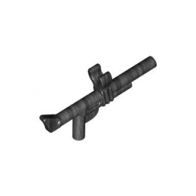 pearl dark gray minifigure weapon gun rifle with clip