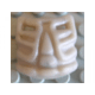 pearl very light gray bionicle krana mask ja