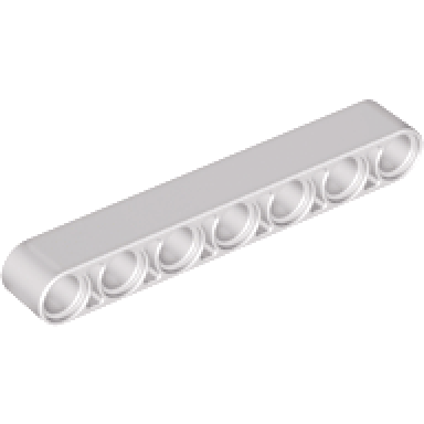very light bluish gray technic liftarm thick 1 x 7