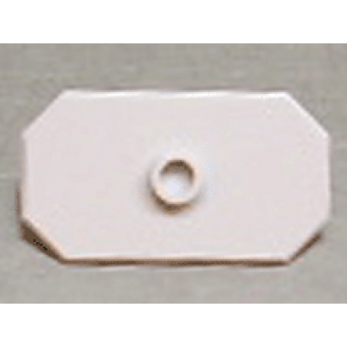 very light bluish gray minifigure shield octagonal long with stud