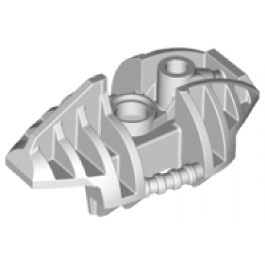 very light bluish gray bionicle piraka leg upper section cover