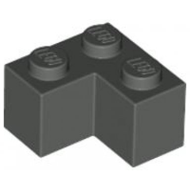 dark gray brick 2 x 2 corner