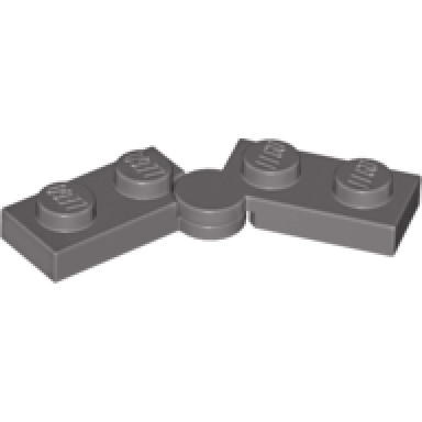 dark gray hinge plate 1 x 4 swivel 2429 2430