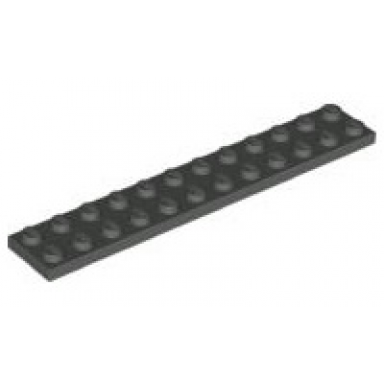 dark gray plate 2 x 12