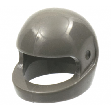 dark gray minifigure headgear helmet motorcycle standard