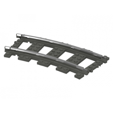 train track 9v curve