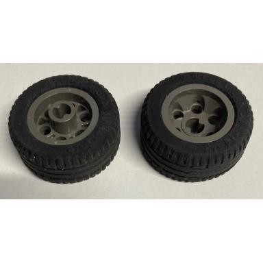 dark gray wheel 30.4 x 14 vr with black tire 30.4 x 14 vr 2994 6578