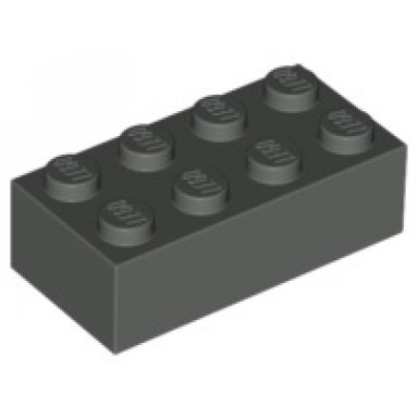 dark gray brick 2 x 4