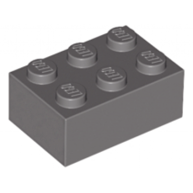 dark gray brick 2 x 3