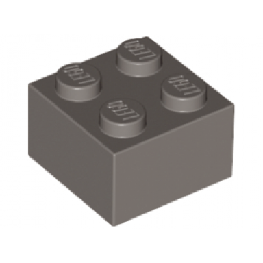 dark gray brick 2 x 2