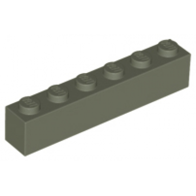 dark gray brick 1 x 6