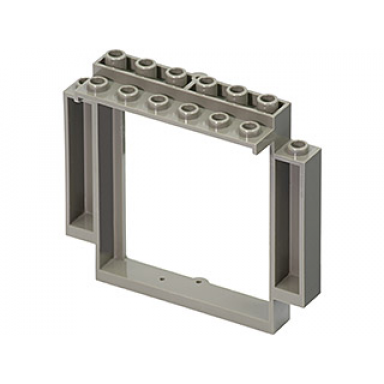 dark gray door frame 2 x 8 x 6 swivel with bottom notches