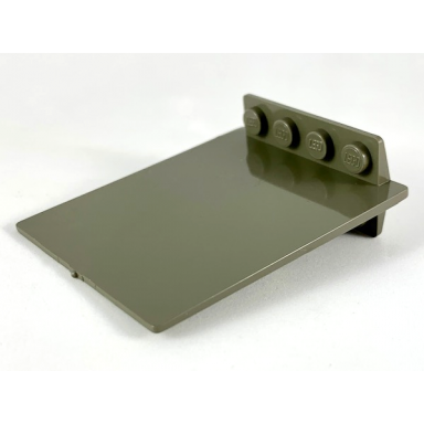 dark gray door 2 x 5 x 5 swivel flat base