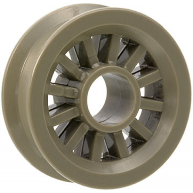 dark gray wheel spoked 2 x 2 with pin hole
