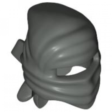 dark gray minifigure headgear ninja wrap
