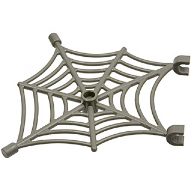 dark gray spider web flat with hollow stud bar ends and clips