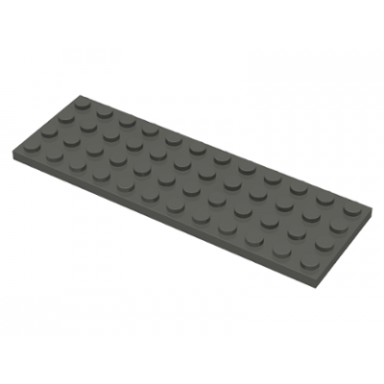 dark gray plate 4 x 12