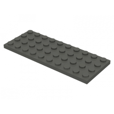 dark gray plate 4 x 10