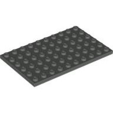 dark gray plate 6 x 10