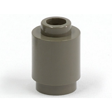 dark gray brick round 1 x 1