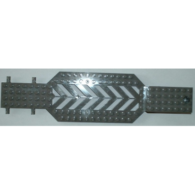 dark gray vehicle trailer base 8 x 30 x 3 1 3