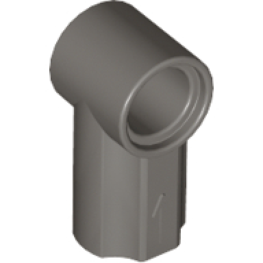 dark gray technic axle and pin connector angled 1