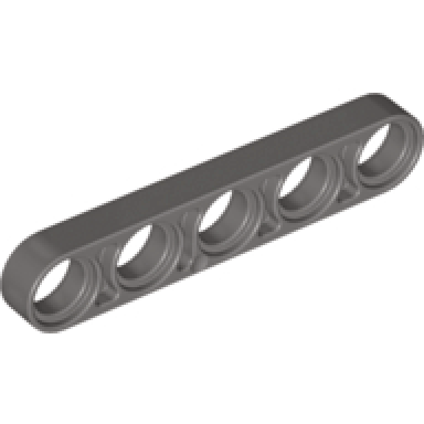 dark gray technic liftarm thin 1 x 5
