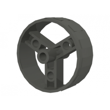 dark gray wheel 41mm znap thin tread