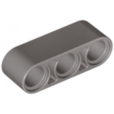 dark gray technic liftarm thick 1 x 3