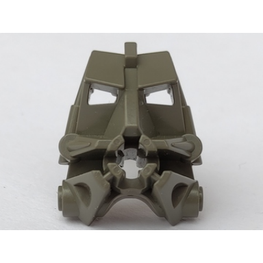 dark gray bionicle head connector block 3 x 4 x 1 2 3
