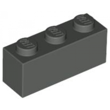 dark gray brick 1 x 3