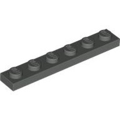 dark gray plate 1 x 6