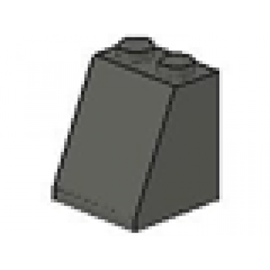 dark gray slope 65 2 x 2 x 2 without bottom tube