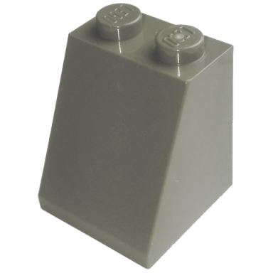 dark gray slope 65 2 x 2 x 2 with bottom tube