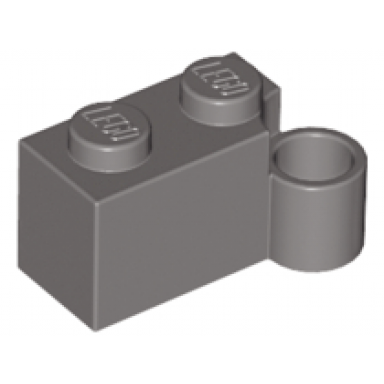 dark gray hinge brick 1 x 4 swivel base