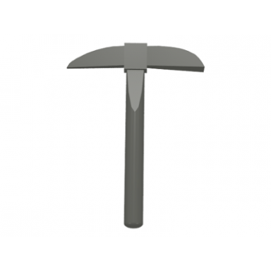 dark gray minifigure utensil pickaxe