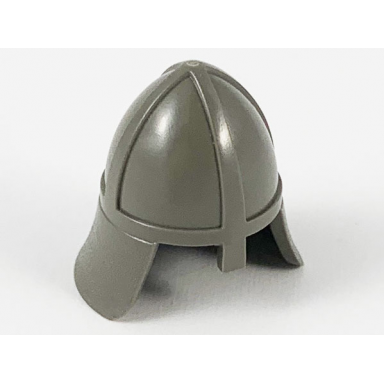 dark gray minifigure headgear helmet castle with neck protector