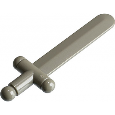 dark gray minifigure weapon sword shortsword - polished rigid abs