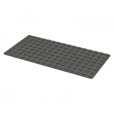 dark gray baseplate 8 x 16